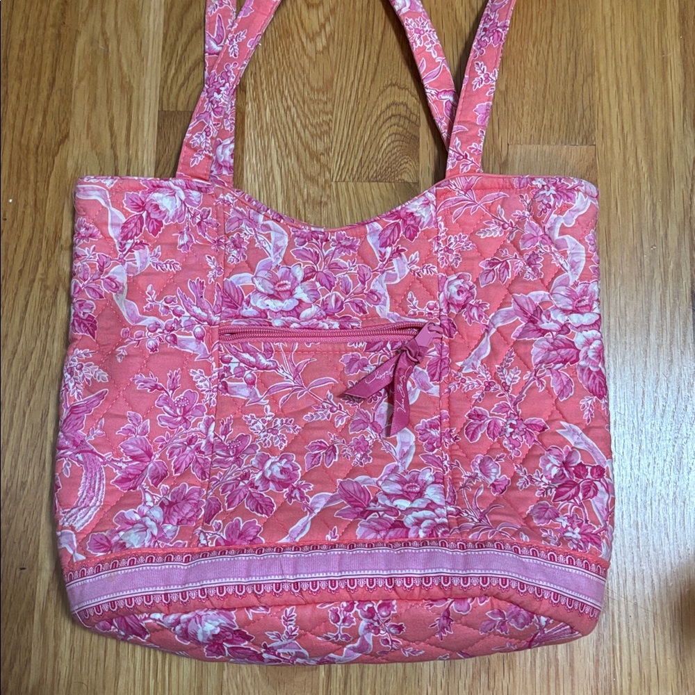 Vera Bradley Pink Floral Quilted Bag